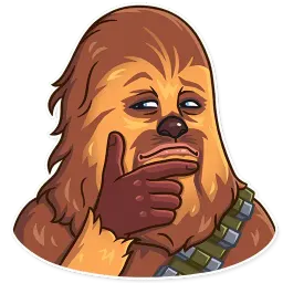 Чубакка sticker 7