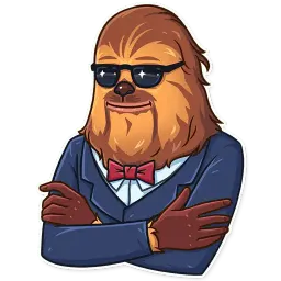 Чубакка sticker 8