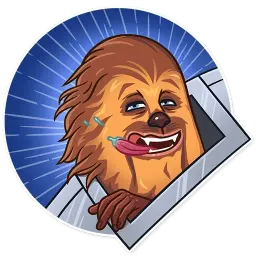 Чубакка sticker 9