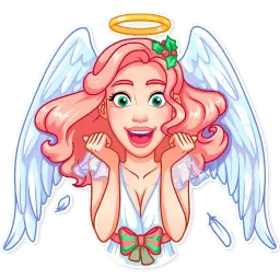 Christmas Angel Telegram sticker pack