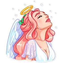 Christmas Angel sticker 12