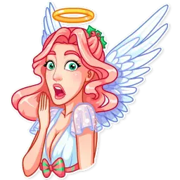 Christmas Angel sticker 4
