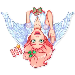 Christmas Angel sticker 5