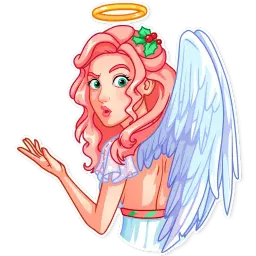 Christmas Angel sticker 6