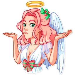 Christmas Angel sticker 7