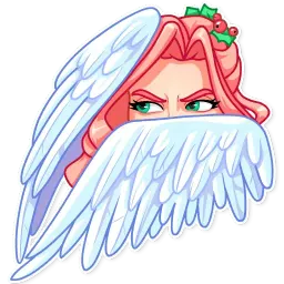 Christmas Angel sticker 9