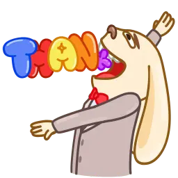 Рождественский зайчик sticker 11