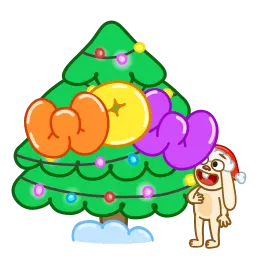 Рождественский зайчик sticker 7
