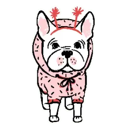 Рождественский Пёсик @stickerus sticker 9
