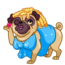 Рождественские собаки Telegram sticker pack