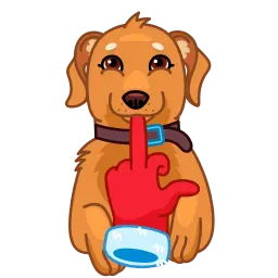 Рождественские собаки sticker 12