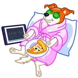 Рождественские собаки sticker 10