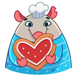Рождественская крыса sticker 12