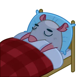Рождественская крыса sticker 6