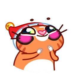 Рождественский тигр Telegram sticker pack