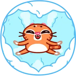 Рождественский тигр sticker 12