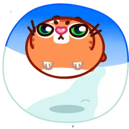 Рождественский тигр sticker 6