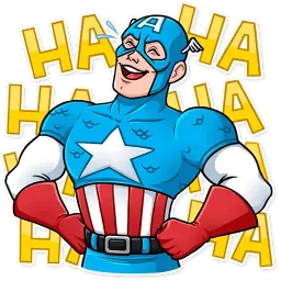 60‘s Captain America Telegram sticker pack