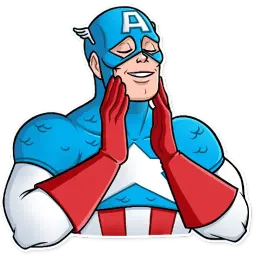 60‘s Captain America sticker 12