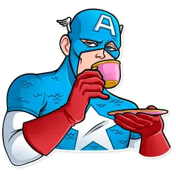 60‘s Captain America sticker 5