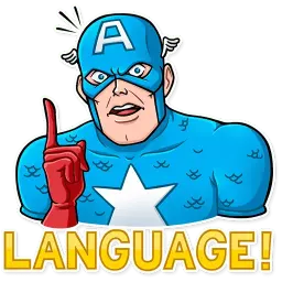 60‘s Captain America sticker 6