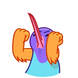 Колибри sticker 9