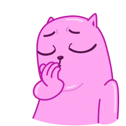 Цветные котики sticker 2