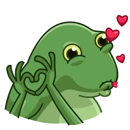 Озадаченная лягушка sticker 2