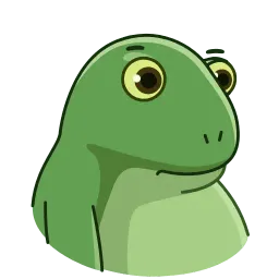 Озадаченная лягушка sticker 12
