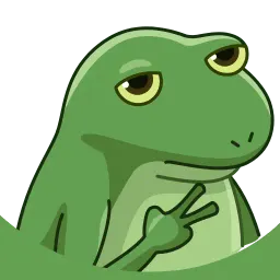 Озадаченная лягушка sticker 5