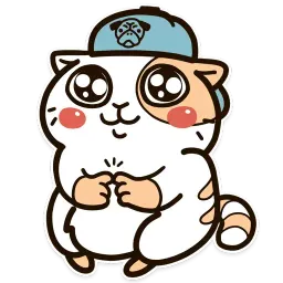 Котик Печенька от waf-waf sticker 3