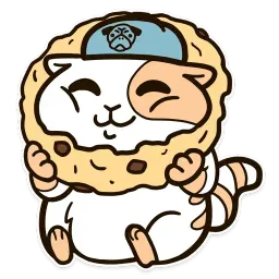 Котик Печенька от waf-waf sticker 4