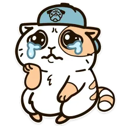 Котик Печенька от waf-waf sticker 6