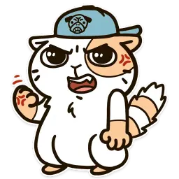 Котик Печенька от waf-waf sticker 7