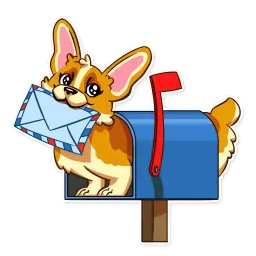 Corgeous sticker 2