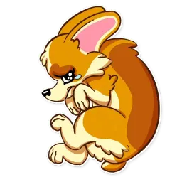 Corgeous sticker 3