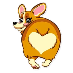Corgeous sticker 4