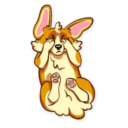 Corgeous sticker 8