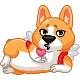 Корги Маффин sticker 2