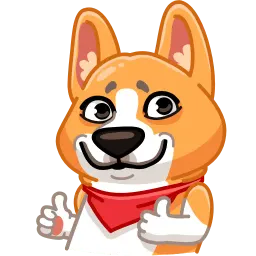 Корги Маффин sticker 3