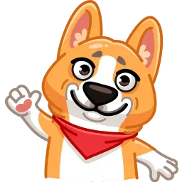Корги Маффин sticker 5