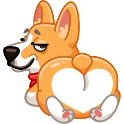 Корги Маффин sticker 6