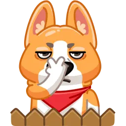 Корги Маффин sticker 9