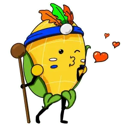 Corn sticker 12