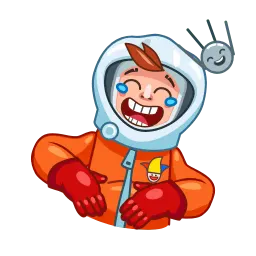 Космонавт Юрий Telegram sticker pack