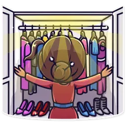 Cosplay Girl sticker 11