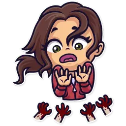 Cosplay Girl sticker 4