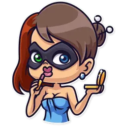 Cosplay Girl sticker 10