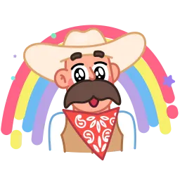 cowboy sticker 11
