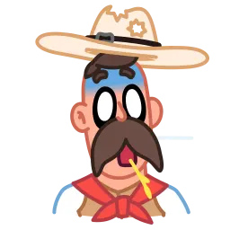 cowboy sticker 7